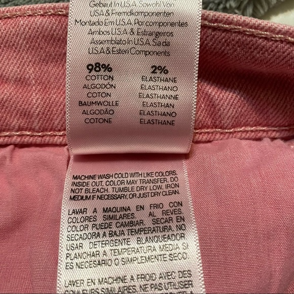 NEW Mother Superior The Tomcat Kick Fray Pink Shorts NWT - Picture 11 of 14